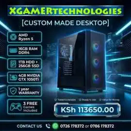 Custom crafted AMD 5600G gaming desktop PC, $ 1,136