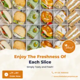 Fresh Flavors Packed into Each Veggie Bite Sandwic, Dubai