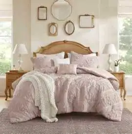 Mona Textured Jacquard Comforter Set for Living, $ 72