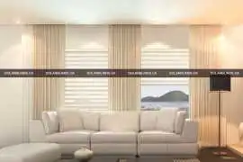 Dual Shade Zebra Blinds in Edmonton, Alberta , Edmonton