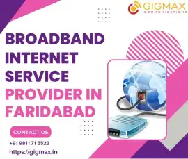 Best Internet Service Provider Near Me – Gigmax , Faridabad