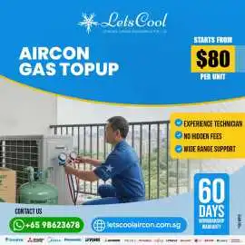Aircon Gas topup Singapore, $ 40