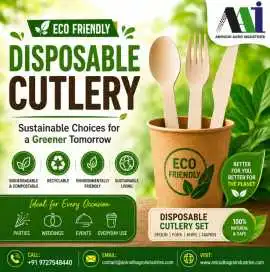 Eco Friendly & Biodegradable Disposable Cutlery , ps 10