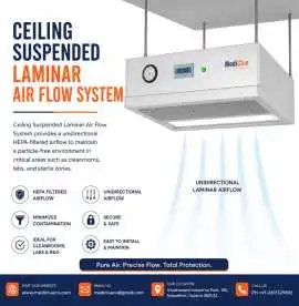 Ceiling Suspended Laminar Air Flow System, Ahmedabad