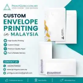 Premium Custom Envelope Printing, Puchong Batu Dua Belas