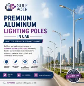 Premium Aluminum Lighting Poles in UAE | Gulf Pole, $ 40