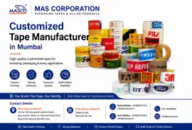 Custom BOPP Tape Manufacturer in Mumbai | Mas Corp, Mumbai