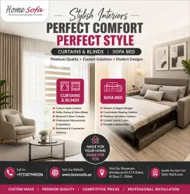 Curtains and Blinds in Dubai for Stylish Home Inte, d.ed 1