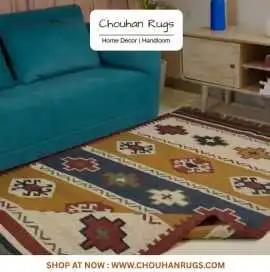 Wool jute rugs for modern natural home decor, $ 60