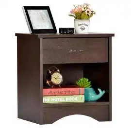 Wooden Bedside Table – Stylish Bedside by DeckUp, Rp 3,039