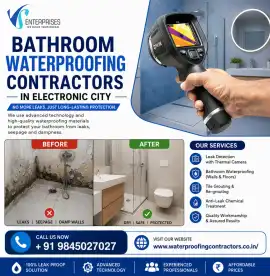 Bathroom Waterproofing Contractors in Electronic C, Bengaluru