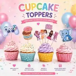 Custom Cake Toppers UK Handmade Party Cake Decorat, Newcastle