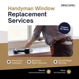 Handyman Window Replacement Services, Lethbridge