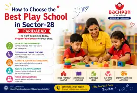 Playgroup Admission in Sector-28 Faridabad, Faridabad