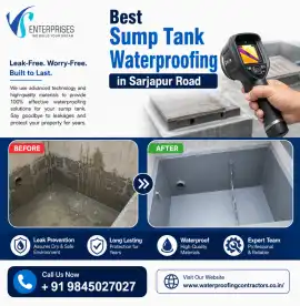 Best Sump Tank Waterproofing in Sarjapur Road, Bengaluru
