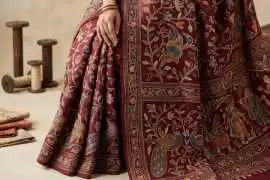 Kantha Saree Provider for Global Buyers, Kolkata