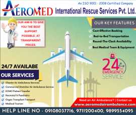 Aeromed air ambulance service in Chennai - Swift a, Chennai