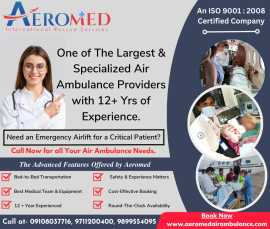 Hire Aeromed air ambulance service in Siliguri, Darjeeling