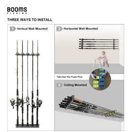 Fishing Rod Holders for Garage Wall, ps 26