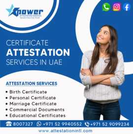 Certificate attestation in UAE, Dubai