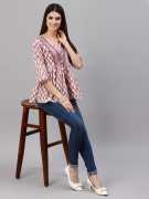 Checkout Trendy Cotton Printed Tops for Effortless, Jaipur