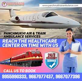Hire Panchmukhi Air Ambulance Services in Patna wi, Patna