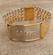 Custom ID Name Bracelet for Men, Los Angeles