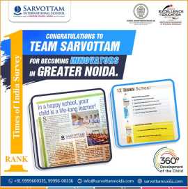 International School In Greater Noida West– Sarvot, Noida