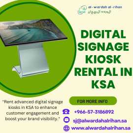 Key Benefits of Digital Signage Kiosk Rental  KSA, Riyadh