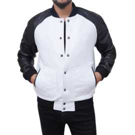 Versatile and Stylish Men's Varsity Jacket Leather, Alakanuk