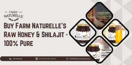 Buy Farm Naturelle's Raw Honey & Shilajit - 10, Haryana