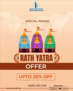 Design Stunning Ratha Yatra Offer Posters & Ba, Ahmedabad