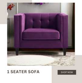 Shop for Stylish 1 Seater Sofa Wooden Designs at N, ps 31,999