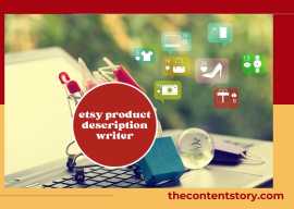 Etsy product description writer, Boston