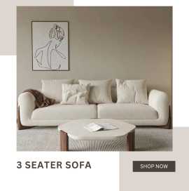 Shop High-Quality 3 Seater Sofa for Your Living