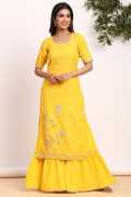 Tuscan Yellow Sharara Set for Women From Gillori, Rp 3,239