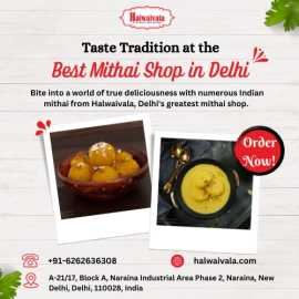 Taste Tradition at the Best Mithai Shop in Delhi, Delhi