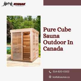 Pure Cube Sauna Outdoor In Canada | Kodiak Saunas, Ottawa