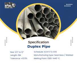 duplex pipe suppliers, Mumbai
