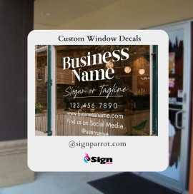 Understanding Custom Inside Glass Window Decal | S, Tampa