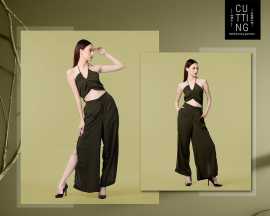 Beautiful Olive Green Co-Ord Set Online by The Cut, $ 1