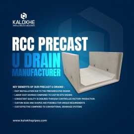Leading RCC U Drain Pipe Manufacturer in Pune, Pune