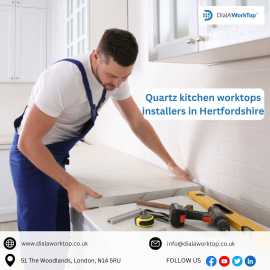Quartz kitchen worktops installers in Hertfordshir, ps 1