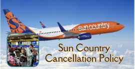 What is the cancellation fee for Sun Country Airli, Adak