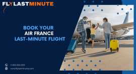 Booking Air France Last-Minute Flight, Boston