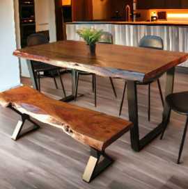 Buy woodensure wooden dining table online, ₹ 34,900
