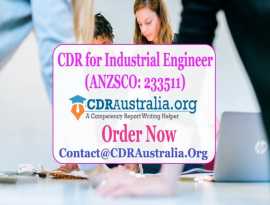 CDR For Industrial Engineer (ANZSCO: 233511) At CDRAustralia.Org - Engineers Australia, Sydney