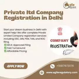 Register a Private Limited Company in Delhi Today, Noida