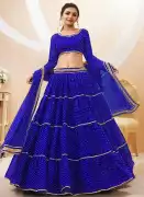 Beautiful Blue Lehenga for Weddings, Festivals, an, $ 75