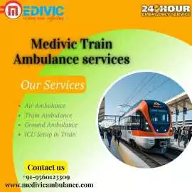 Utlize few rate Medivic Train Ambulance  in Patna , Guwahati